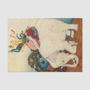 Papier Mousseline « La perle de l'éléphant » par Edmund Dulac