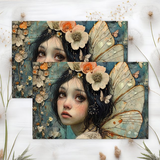 PAPIER MOUSSELINE LA PETITE FÉE DÉCOUPAGE (THE LITTLE FAIRY DECOUPAGE TISSUE PAPER)