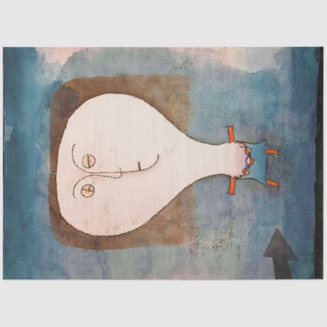 Papier Mousseline La peur d'une fille, Klee (Recto)