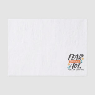 Papier Mousseline La Peur Pas Isaïe Bible Verse Conception Inspirant