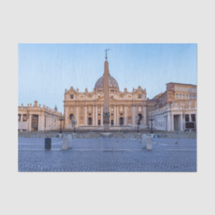 Papier Mousseline La place Saint-Pierre à Vatican - Rome, Italie