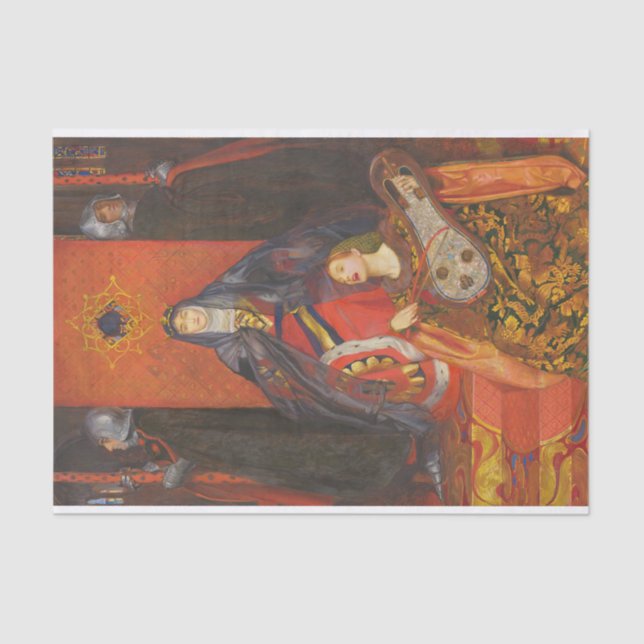 Papier Mousseline La reine des pique par Byam Shaw (Recto)