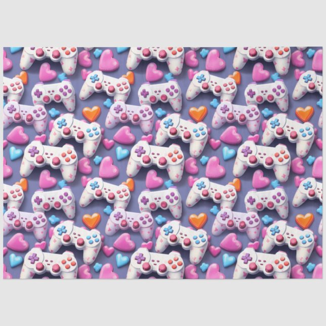 Papier Mousseline La Saint Valentin du joueur (Recto)