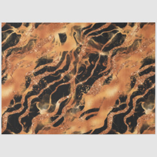 Papier Mousseline La série Glitter Tiger Design #12