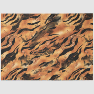 Papier Mousseline La série Glitter Tiger Design #9