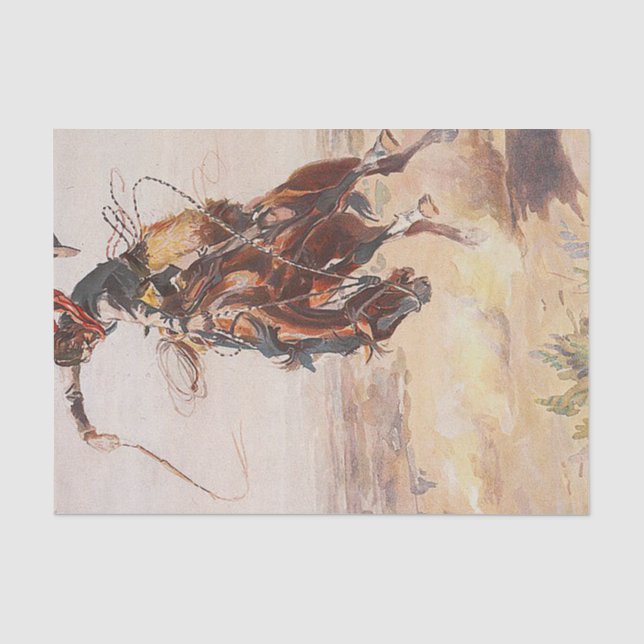 Papier Mousseline La vie de cowboy de PIÈCE EN T (Recto)