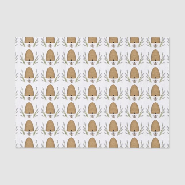 Papier Mousseline L'Abeille Vintage (Recto)