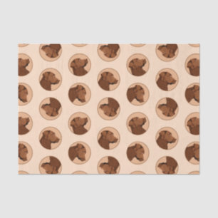 Papier Mousseline Labrador Retriever Peinture Chocolat Lab Chien Art