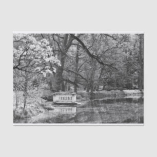 Papier Mousseline Lac romatique