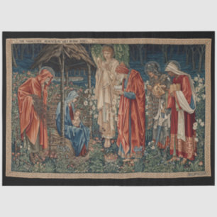 Papier Mousseline L'Adoration des Mages (par Edward Burne-Jones)