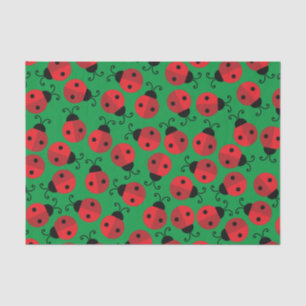 Papier Mousseline Lady Bug Cute Kid's Ladybug Birthday Party