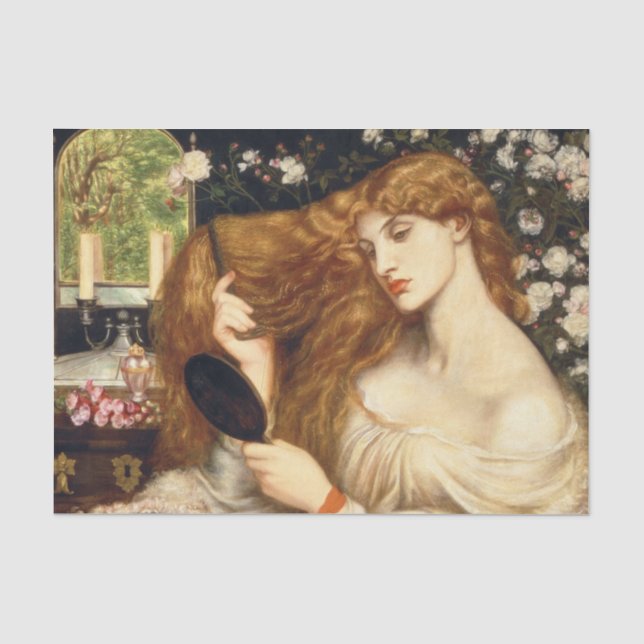 Papier Mousseline Lady Lilith par Dante Gabriel Rossetti (Recto)
