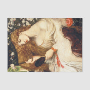 Papier Mousseline Lady Lilith vintage par Dante Gabriel Rossetti