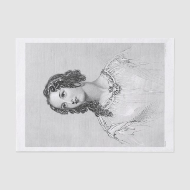 Papier Mousseline Lady Melinda (Recto)