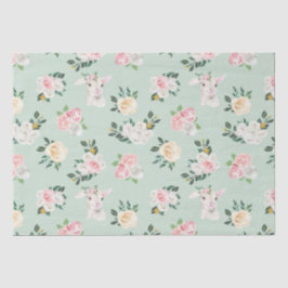 Papier Mousseline Lampes de printemps et Roses, image claire