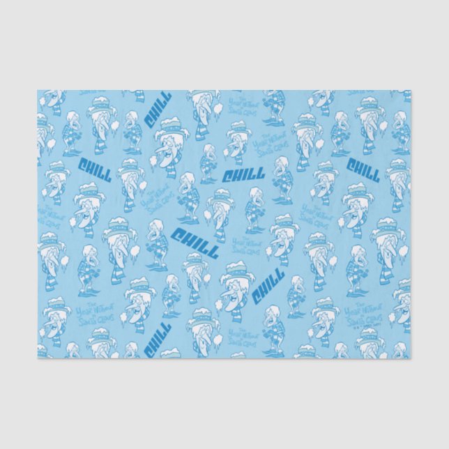 Papier Mousseline L'ANNÉE SANS Motif SANTA CLAUS™ Snow Miser (Recto)