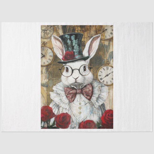 Papier Mousseline Lapin (Recto)