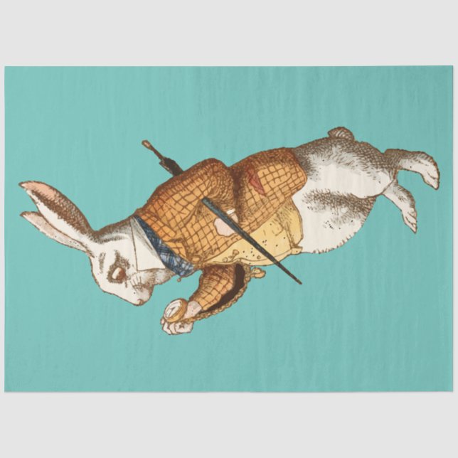 Papier Mousseline Lapin blanc (Alice's Adventures in Wonderland) (Recto)