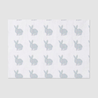 Papier Mousseline Lapin gris 