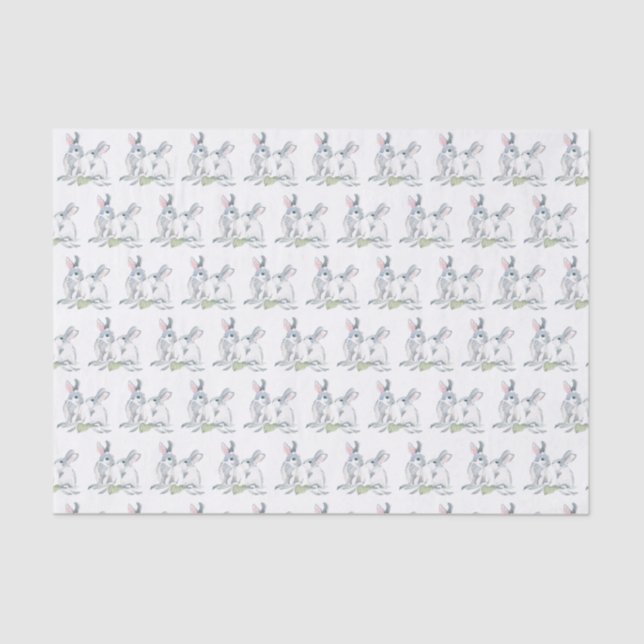 Papier Mousseline Lapin Lapin (Recto)