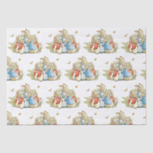 Papier Mousseline Lapin Rabbit bébé garçon fille douche