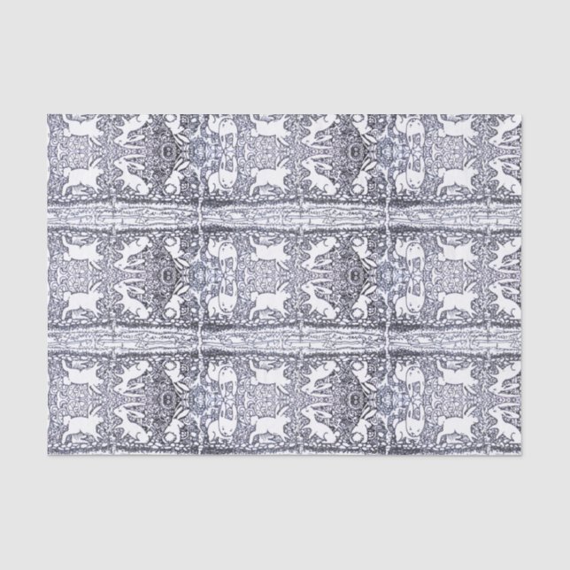 Papier Mousseline Lapins (Recto)