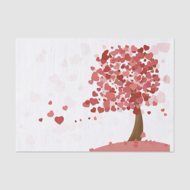 Papier Mousseline L'arbre de l'amour (Recto)