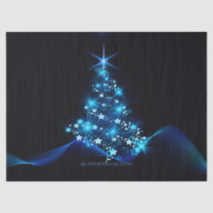Papier Mousseline l'arbre de Noël stylisé et lumineux de SlipperyJoe