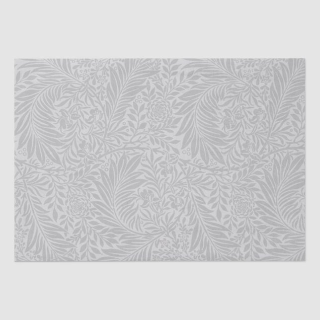Papier Mousseline Larkspur par William Morris  (Recto)
