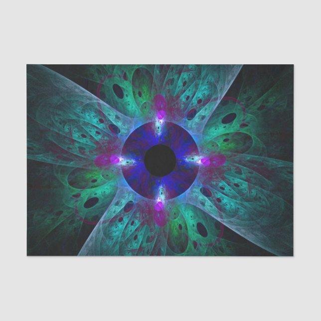 Papier Mousseline L'art Abstrait des yeux (Recto)