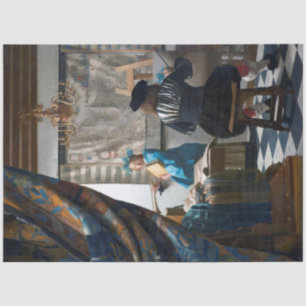 Papier Mousseline L'art de la peinture, Johannes Vermeer, 1666-1667