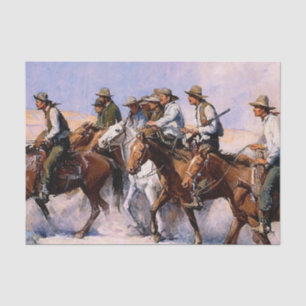 Papier Mousseline L'art occidental "The Posse" par WHD Koerner