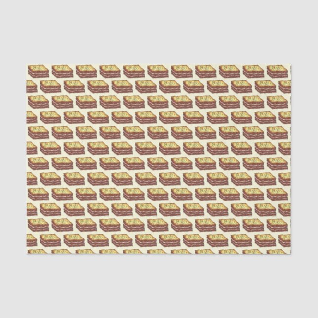 Papier Mousseline Lasagna Lasagna Restaurant Nourriture Italienne Vi (Recto)