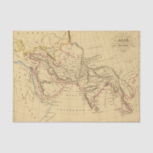 Papier Mousseline L'Asie antique (Recto)
