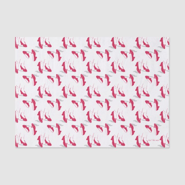 Papier Mousseline L'Assistant D'Oz™ | Motif Ruby Slippers™ (Recto)