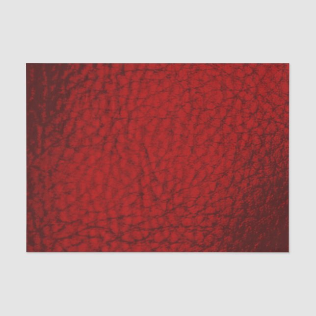 Papier Mousseline Lava Rouge Faux Cuir (Recto)