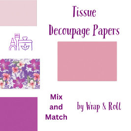 Papier Mousseline Lavande rose