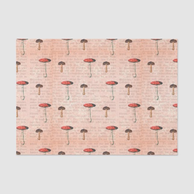 Papier Mousseline Lave-Linge Rose Vierge Avec Script (Recto)