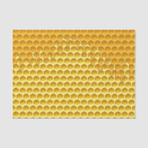 Papier Mousseline Laver de peigne avec du miel