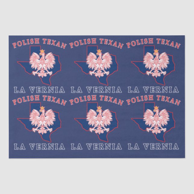 Papier Mousseline LaVernia Polonaise Texan (Recto)