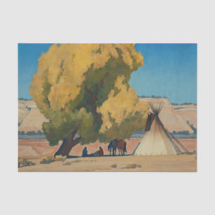 Papier Mousseline “Lazy Autumn” Art occidental de Maynard Dixon