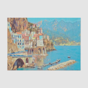 Papier Mousseline ldp ATRANI - Côte d'Amalfi -