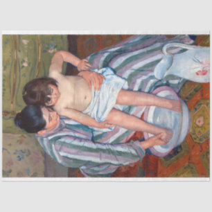 Papier Mousseline Le bain de l'enfant, Mary Cassatt
