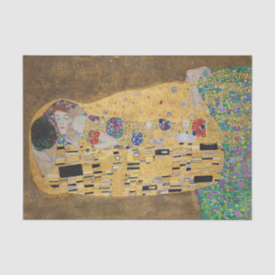 Papier Mousseline Le baiser (amoureux) Der Kuss par Gustav Klimt