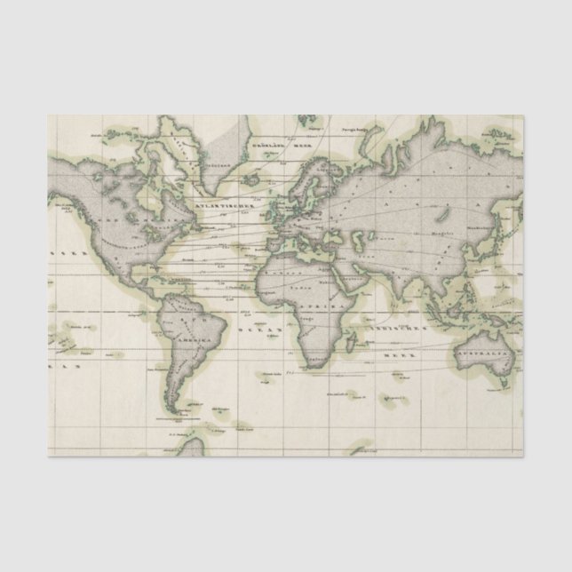 Papier Mousseline Le baromètre moyen (Recto)