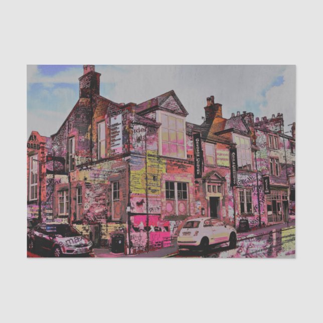 Papier Mousseline Le centre de Gregson, Lancaster (Recto)