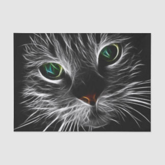 Papier Mousseline Le chat "électrique"