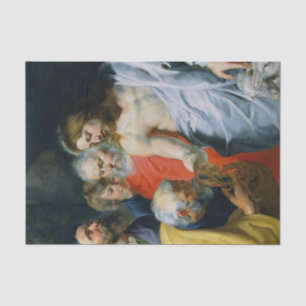 Papier Mousseline Le Christ charge Pierre par Pierre Paul Rubens