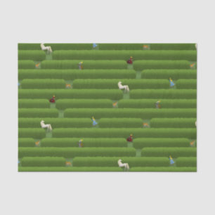 Papier Mousseline Le conte de verdure Maze