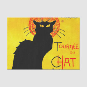 Papier Mousseline Le Conversation Noir Vintage